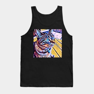 Cat Painting Tank Top